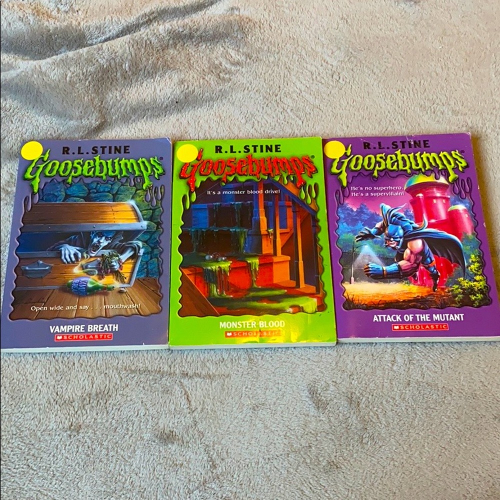 Trio of Goosebumps books